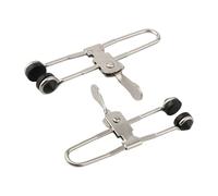 FUANA Lot de 2 colliers de serrage à ressort en acier avec embouts pour carrelage de plafond