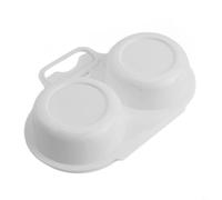 FUANA Pocheuse à œufs pochés au micro-ondes avec construction en silicone, cuiseur à œufs efficace pour une préparation rapide du petit déjeuner, design compact pour