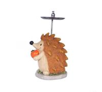 FUANA Porte-encens hérisson en résine, statue d'animal mignonne pour décoration de jardin, cour, paysage moderne minimaliste, ornement de mariage (F333619)
