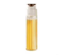 FUANA Pulvérisateur d'huile et distributeur d'huile 2 en 1 pour bouteille - 470 ml - Flacon pulvérisateur d'huile d'olive en verre avec design bloquant la lumière - Pulvérisateur d'huile de cuisson