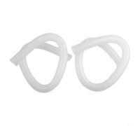 FUANA Tuyau de filtre de piscine de rechange pour accessoire de 3,2 cm, tube en PVC enroulé en spirale compatible avec pompes de 330/530/1 000 GPH (blanc)
