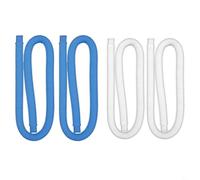 FUANA Tuyau de filtre de piscine de rechange pour accessoire de 3,2 cm, tube en PVC enroulé en spirale compatible avec pompes de 330/530/1 000 GPH (bleu)