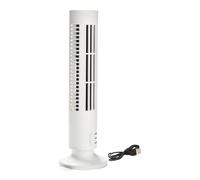 FUANA Ventilateur tour compact sans pales alimenté par USB - Circulateur | Matériau ABS, tour compacte de 34,5 cm, fonctionnement silencieux, sans danger pour les enfants et les animaux domestiques