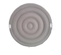 FUBESK Couverture de piscine ronde gonflable en PVC avec rétention de chaleur, couvercle de protection gris, 145 cm et 165 cm de diamètre