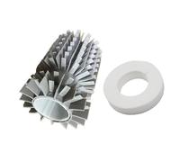 FUBESK Demi-brosse de rechange 61020601 avec pour Ring 6101611-R4 Dolphin M400 M500 pour Pro pour X1 et Astralpool Pulit E70 E80 E90 Pièces de nettoyage de piscine