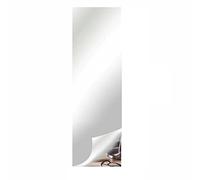 FUBESK Feuilles auto-miroir - 0,5 x 2 m - Autocollant mural à faire soi-même pour décoration de la maison - Miroir mural pleine longueur pour salle de bain, chambre à coucher