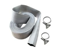 FUBESK Karcher 2.997-100.0 - Tuyau flexible de 10 m, kit de transport d'eau plat avec colliers de serrage en acier inoxydable pour pompes submersibles, colliers de serrage