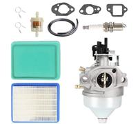FUBESK Kit de carburateur Hrr2167Vka Hrr2169Vla Hrx217K5, pour remplacer les moteurs 16100-Z0Y-M42 16100-Z1L-854, pièce de tondeuse métallique Gc160 Gcv160, kit de remplacement d'installation