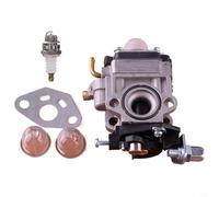 FUBESK Kit de joints de carburateur en métal 3300 4P, modèles Sunseeker et SK 33 SS, ensemble complet de 5 pièces d'étanchéité comprenant pour réparation de tondeuse à gazon Spark et à gaz