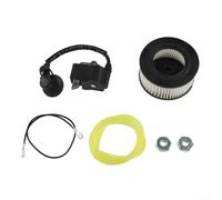 FUBESK Kit d'entretien pour tronçonneuse MS271 MS291 271C 291C avec module d'allumage, filtre à air plissé, conduite de carburant et écrous de barre