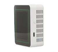 FUBESK Moniteur de qualité de l'air WiFi pour application Tuya, testeur PM2.5 HCHO 10 en 1, écran de 7,1 cm, capteur de température et d'humidité, batterie 24H, auto-étalonnage, blanc (blanc)