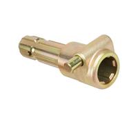 FUBESK Rallonge de prise de force femelle 1-3/8" 6 dents pour tracteurs jusqu'à 70 pour HP, adaptateur de rechange pour extension d'arbre de prise de force ou raccourcissement