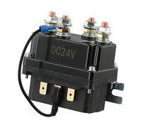 FUBESK Relais solénoïde de treuil 24 V 250 A pour 4082,3 kg SUV/UTV avec télécommande sans fil, design étanche