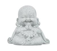 FUBESK Statue de Bouddha souriant Effet grès Décoration de jardin Intérieur Extérieur Aquatique 88 x 7 x 83 cm Tondeuse à Gazon Carburateur Carb Trimmer Bobine Couverture