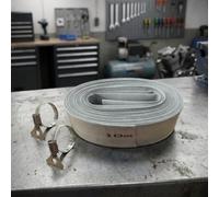 FUBESK Tuyau flexible en tissu de 10 m pour Karcher 2.997-100.0, haut | Tuyau d'arrosage plat à pression avec collier de serrage en acier inoxydable, idéal pour le contrôle des inondations et le