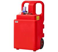 Fuel Caddy, 32 gallons, réservoir de carburant portable avec pompe électrique de transfert de carburant 12 V CC 2,5 GPM, tuyau d'alimentation de 4 pieds et pistolet à capteur d'arrêt automatique, adap