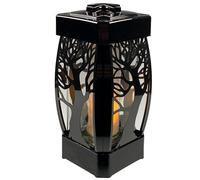 FÜNDIG Lanterne funéraire FISO Arbre Lampe funéraire Lampe de cimetière Bougie Lanterne de cimetière Design de lumière funéraire Éclairage commémoratif