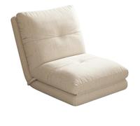 FUHAI-666 Canapés Canapé Paresseux for Dormir et s'incliner, Petit canapé Simple avec Dossier de lit, Chaise Sol(Blanc)