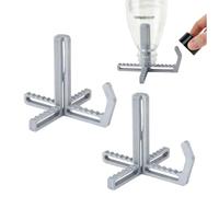 FUHAMJ Lot de 2 Égouttoirs pour Bouteilles - Support de Rangement Compact pour Carafes SodaStream et Bouteilles Alimentaires, Compatible avec Éviers et Plans de Travail