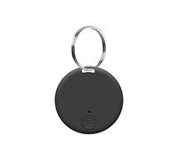 Fuhjythy Mini Traqueur GPS sans Bluetooth 5.0 Dispositif Anti-Perte Localisateur Intelligent Traqueur de Porte-CléS pour Animaux de Compagnie avec Porte-CléS Noir