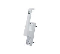 FUHR Verrou de porte (DIN droite blanc / alliage léger 50 mm) - VTP970RW50
