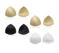 FUIPVGI Coussinets de soutien-gorge amovibles triangulaires pour femme, inserts de soutien-gorge confortables pour femme, inserts de soutien-gorge de sport pour haut de bikini et maillot de bain