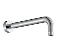 Bras de douche mural AqvaZone AqvaShower 035514750, 1/2 pouce x 1/2 pouce x 300 mm, rond, chromé