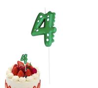 Fulenyi Bougie numéro de Dinosaure, Bougies de gâteau de Anniversaire, Bougie de décoration de fête de Dinosaure pour Anniversaire d'de 0 à 9 Ans, Garniture de gâteau sur Le thème Dino
