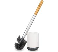 Full Circle Home Brosse de Toilette Scrub Queen - Produits de Nettoyage - Brosse de Nettoyage - sans Odeur - Durable, Blanc