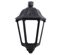 Fumagalli - Demi-Lanterne Murale 'iessé Diffuseur Opaque E27 Ip55 - Noir