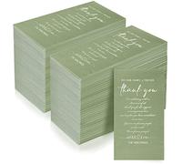 Fumete Lot de 200 serviettes de table unies à 3 plis pour mariage, cocktail, jeunes mariés, famille, amis, invités, fête de mariage, fiançailles, dîner (vert sauge)