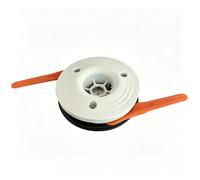 FUMHEUF Tête de Coupe Compatible pour Stihl PolyCut 28-2 Remplacement Premium pour Débroussailleuse 2 Lames Plastique Filetage à Gauche M10 x 1,0