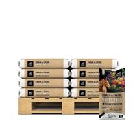 Fumier de cheval universel - 480 KG pour 960 m² - 24 sacs - Pour potager, plantations, fleurs fruitiers & arbres - Sans risque de brûlure & sans odeur - UAB