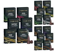 Fumino Backflow Encens Cone Refoulement Naturels Faits Maison Méga-Pack de 18 boîtes de 270 Cônes Masala Agarbatti Joss pour la Relaxation et la Méditation, Décoration Intérieure