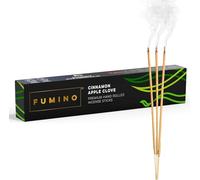 Fumino Bâtons d'Encens Frais Fait Main Parfum Cannelle Pomme Clou de Girofle - 1 Boîte, 14 Bâtonnets Encens (15g) Senteur Fumino Masala Agarbatti Joss Smoke Fragrances pour Relaxation, Méditation