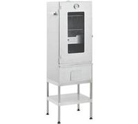 Fumoir à four à barbecue avec table acier galvanisé Argent G