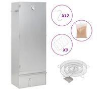vidaXL Fumoir avec générateur de fumée froide Acier galvanisé