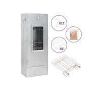 vidaXL Fumoir avec générateur de fumée froide Acier galvanisé