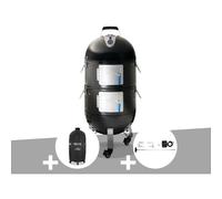 Fumoir Apollo 22 + Housse de protection + Rôtissoire - Napoléon