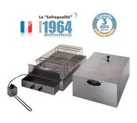 Fumoir électrique 2 étages L 715 mm Sofraca Métallisé G