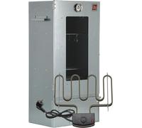 Fumoir électrique 7002 - Armoire de fumage premium en acier inoxydable de 81 cm, avec chauffage électrique et fenêtre de visualisation - Qualité fabriquée dans l'UE, directement du fabricant - Idéal p