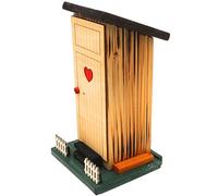 Fumoir XL - Figurine d'encens - Fumoir - Fumoir - Mangeoire d'encens comme Maison de Toilette - Maison décorative - Maison en Bois - Marron - L x l x H 14 x 13 x 26 cm