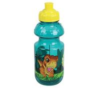 FUN HOUSE 006069 JURASSIC WORLD GOURDE DINOSAURES 350 ML POUR ENFANT Vert