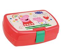 FUN HOUSE 006106 Peppa Pig Boite GOUTER pour Enfant H.6,5 X L.17 X P.13,5 CM