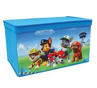 Fun House Coffre à jouets PAT'PATROUILLE pliable 55,5 x 34,5 x 34 cm pour enfant Bleu - Garçon et Fille
