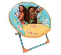 Siège Lune Vaiana Fun House pour enfant - Fille - 3 ans et plus - Tissu polyester et armature acier