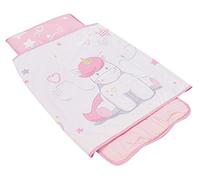 Fun House 713180 Licorne Tapis de Sieste/Sac de Couchage, Polyester, Rose, dimension: L.55 x P.121 cm