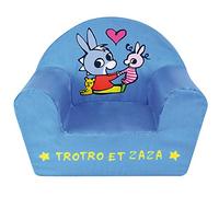 Fun House 713261 L'ANE TROTO ET Zaza Fauteuil Club Enfant Origine France Garantie, Bleu
