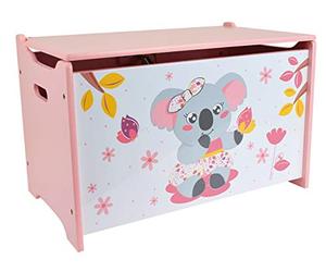 Fun House 713302 Mimi Cally Koala Coffre à Jouets pour Enfant H.40 X L.58 X P.36 cm, Gris