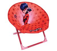 Fun House 713612 MIRACULOUS Ladybug Siège Lune Pliable pour Enfant H.47 X L.54 X P.42 cm